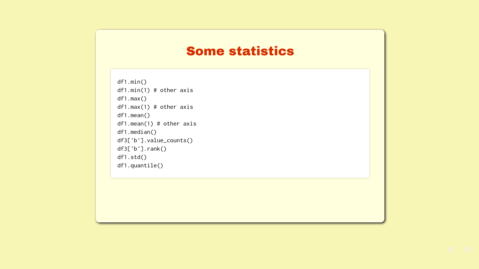 Slide: Some statistics